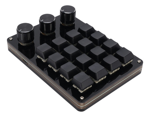Teclado Programable, 16 Teclas Y 3 Botones, Macro Hot, Perso