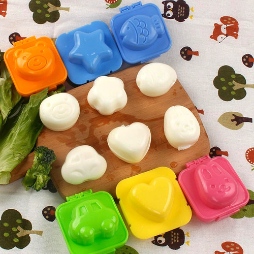 Molde De Arroz Para Sushi Con Forma De Huevo Cocido 6 Piezas