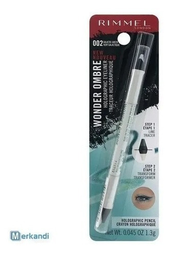 Rimel London Eyeliner Holographic Color Turquesa Efecto Alto Impacto, Iluminador