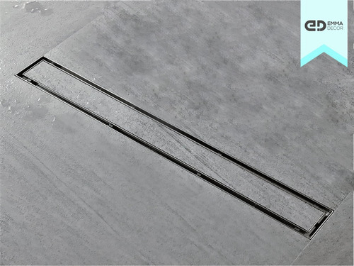 Ralo Linear Inox Invisivel Oculto Retangular 100cm Nao É Pvc