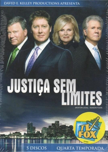 Justiça Sem Limites 4ª Temporada - Box Com 5 Dvds