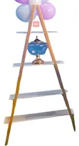 Comprar Estante Escalera D 4 Niveles Dorado Melamine Eventos Fiestas