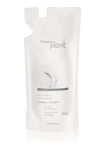 Natura Plant - Repuesto Shampu Liso Y Suelto 300 Ml