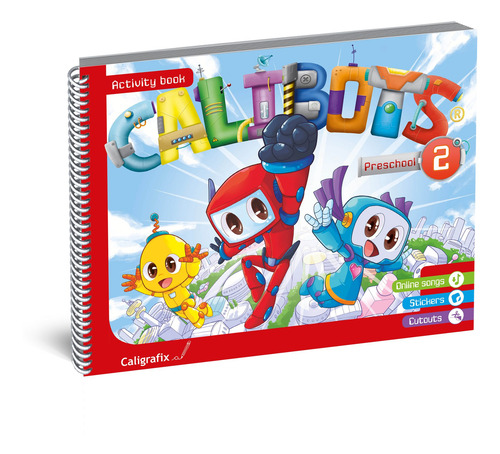 Imagen 1 de 1 de Libro Calibots Preschool 2 - Kinder - Caligrafix