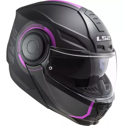 CASCO MODULAR O ABATIBLE LS2 FF902 SCOPE NEGRO MATE