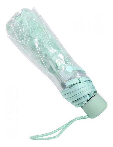 Imagen 3 de 4 de Calidad Transparente Plegable Mujeres Paraguas Moda Princ