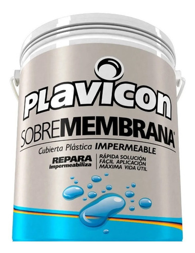 Plavicon Sobremembrana Impermeabilizante Para Techos 4,6 Kg