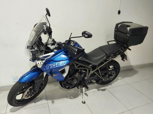 Imagem 7 de 11 de Triumph Tiger 800 Xrt Azul 2020