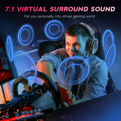 Auriculares Para Juegos Fifine Ampligame H9 Usb 7.1 Surround