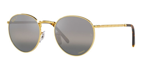 Anteojos De Sol Ray Ban Polarizados New Round Rb3637 T.50