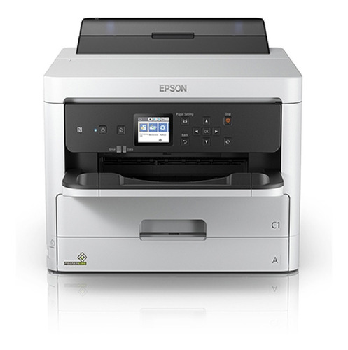 Impresora a color simple función Epson WorkForce Pro WF-C5290 con wifi blanca y gris 100V/240V