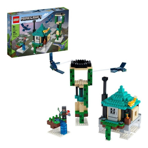 Kit De Construcción Lego Minecraft La Torre Al Cielo 21173 Cantidad de piezas 565