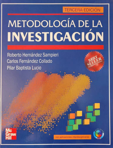 Libro Metodología De La Investigación Sampieri 3ra Edición (Usado)