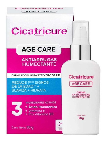 Crema Facial  Antiarrugas Humectante X50gr Cicatricure