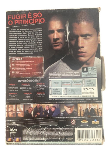 Dvd Box Prison Break - 1° Temporada Completa (Usado)