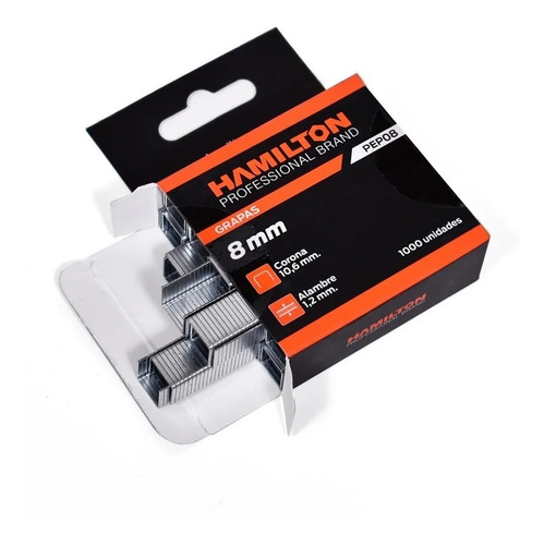 Grampas Grapas Para Pep / Pe41  8 X 10,6 Mm. Hamilton Pep08