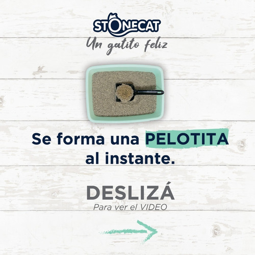 Imagen 2 de 5 de Piedras Sanitarias Aglomerantes Stonecat 20 Kg (5ux4kg)