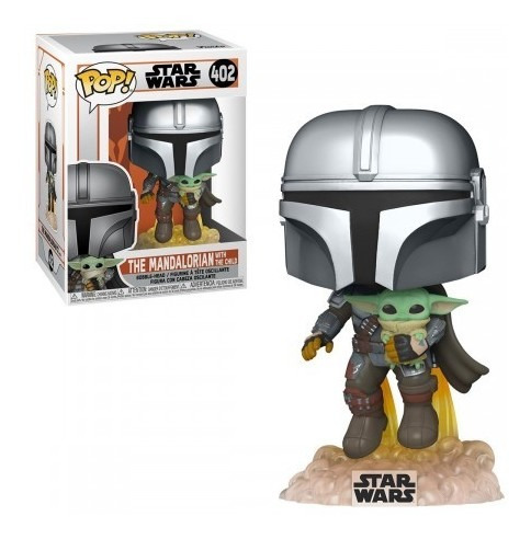 Funko Pop Mandalorian With Child 402