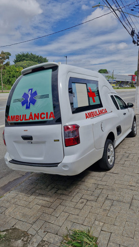 Chevrolet Montana 2019 ambulância 1.4 Ls Econoflex 2p