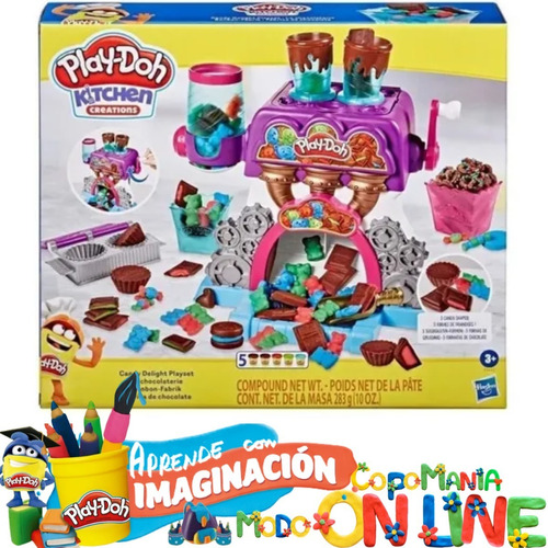 Play Doh Masas Kitchen Fabrica Chocolates Candy Delight