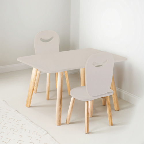 2 Sillas Agarradera + 1 Mesa Rectangular | Infantil | Duduk