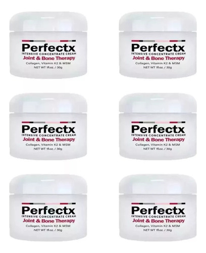 6x Crema De Masaje Reparadora Para Articulaciones Y Huesos
