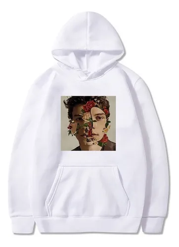 Sudadera Con Capucha Shawn Mendes Otoño Mujer Impresión Hip