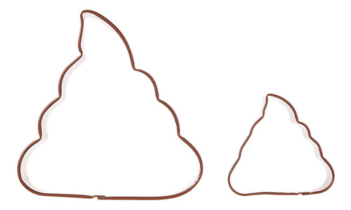R M International Poop Emoji Cortador De Galletas Ta...