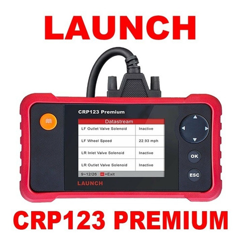 Imagen 2 de 6 de Escaner Automotriz Launch Crp123 Premium Motor Caja Abs Srs