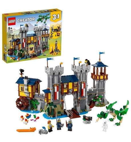 Set de construcción Lego Creator 3-in-1 Medieval Castle 1426 piezas  en  caja