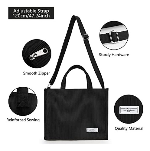 Bolso De Mano Kalidi, Bolso De Pana Para Mujer Con Cremaller