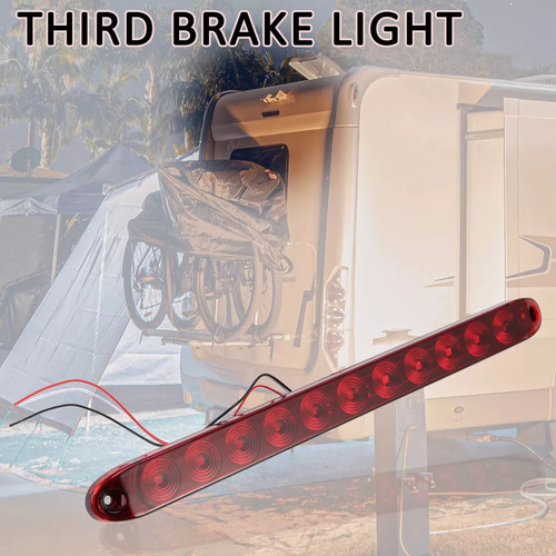 Barra De Luz Roja Remolque, 11 Led, 16 Pulgadas, 1 Unid