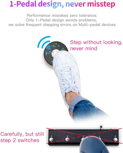 Controlador Bt Midi Foot Mini Midi Controller Midi Efector