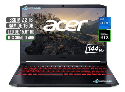 Acer Nitro Intel Core I7 Ssd 2tb Ram 16gb Rtx 3050ti