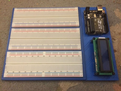Arduino Uno R3 Con 3 Insertos Grandes De Protoboard