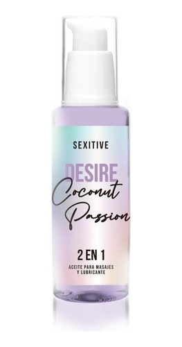 Aceite Y Lubricante Desire Coconut  60 Ml