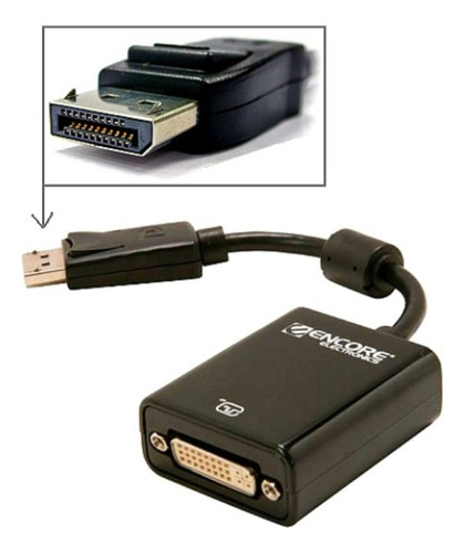 Adaptador Displayport X Dvi 1920 X 1200 - 2 Unidades