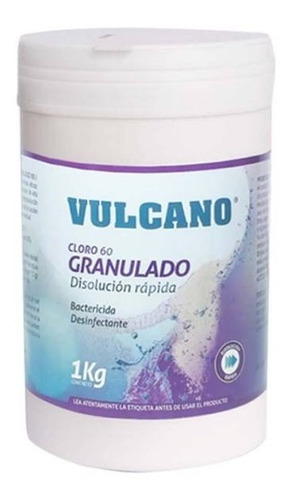 Cloro Granulado Para Piscina Vulcano 60% 1kg 