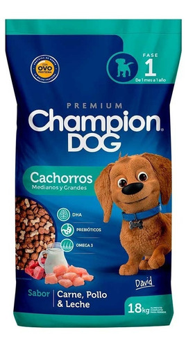 Champion Dog Cachorro 18 Kg. Despacho Gratis!! En Santiago