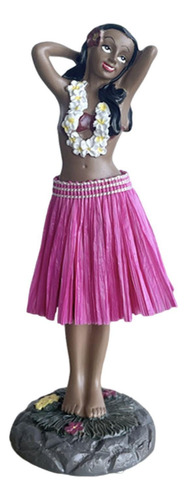 Boneca Havaiana De Painel, Dança De Posando, Rosa Vermelha