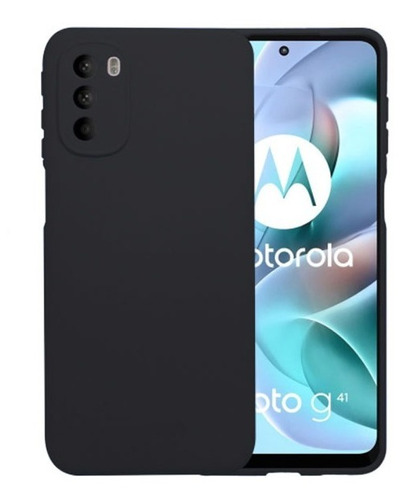Silicone Case Para Motorola G52 G82 Con Protector De Camara