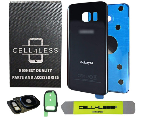 Cell4less - Tapa Trasera De Cristal Compatible Con Puerta De