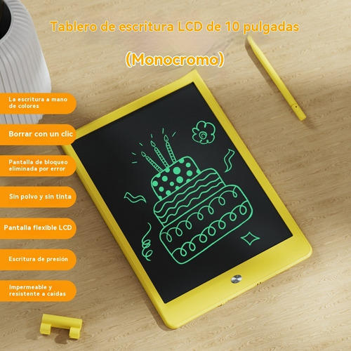 Tableta De Escritura A Mano Lcd De 10 Pulgadas, Tablero De