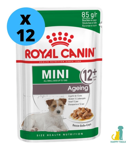 Royal Canin Pouch Mini Ageing +12 X 12 Unid. - Happy Tails