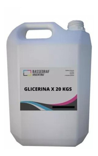 Glicerina Pura Vegetal X20 Kg 