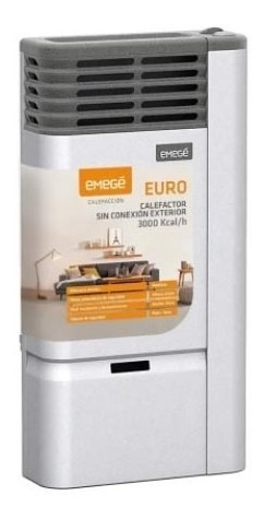 Calefactor Emege Euro 3130 Sin Salida 3000 Kcal Center Hogar