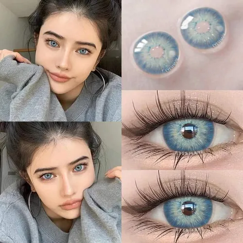Pupilentes azul online turquesa