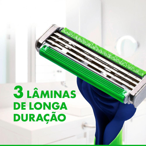 Aparelho De Barbear Prestobarba 3 Gillette Sensitive 8 Unid