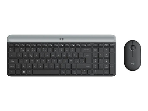 Combo Teclado Y Mouse Inalambricos Logitech Mk470 Grafito