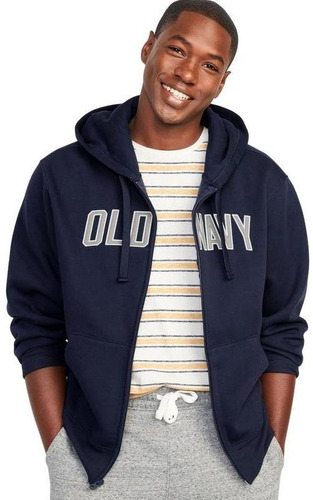 Polerón Hombre Old Navy Logo Con Capucha Azul Marino